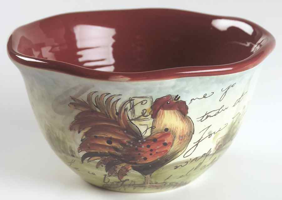 Le Rooster Dip Bowl (for Dip and Spreader) by Certified International-1