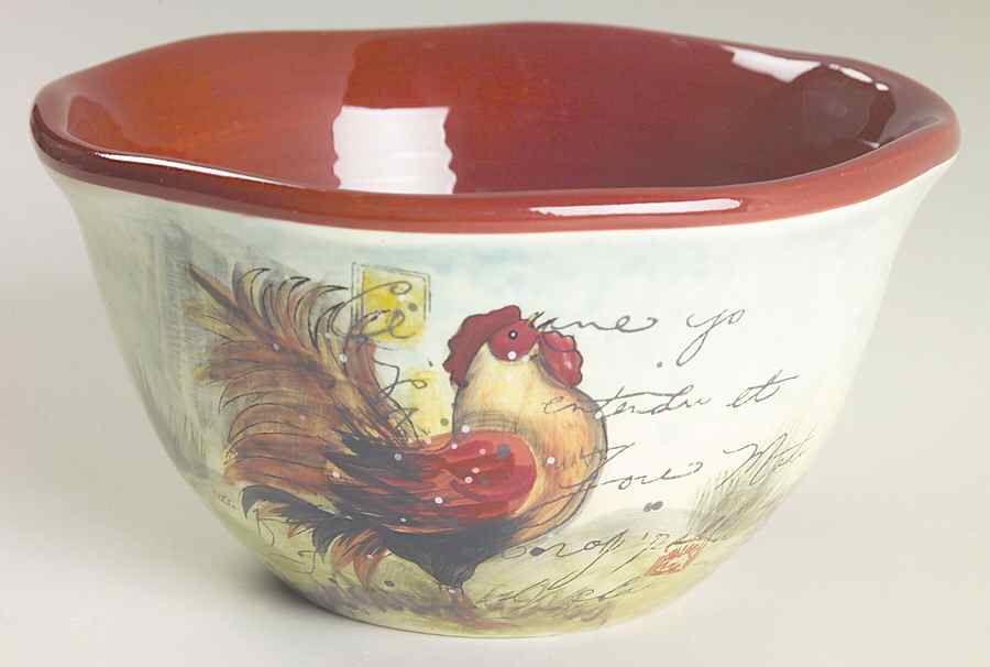 Le Rooster Individual Ice Cream Dish by Certified International-1