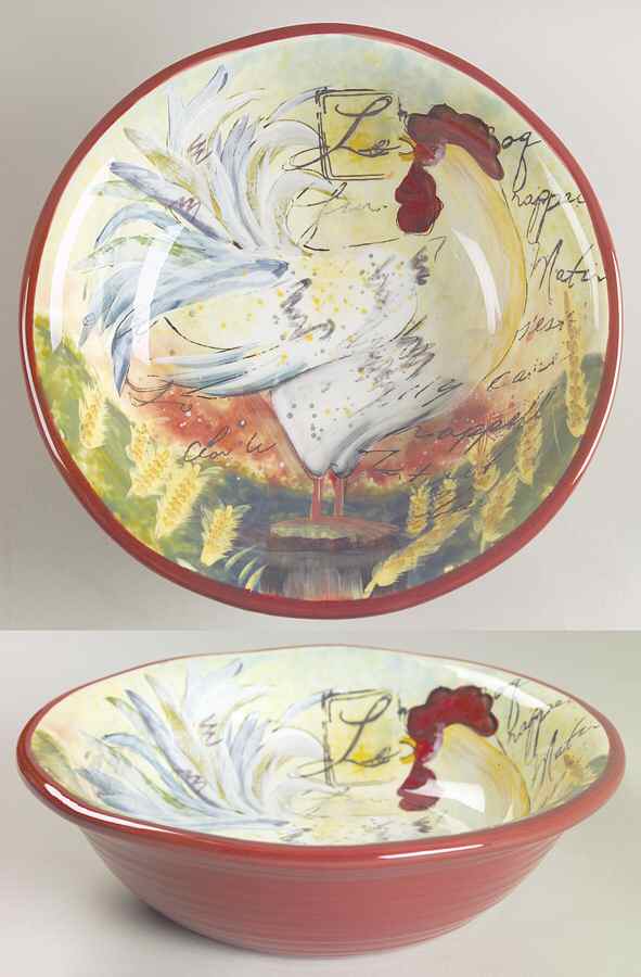 Le Rooster Coupe Soup Bowl by Certified International-1