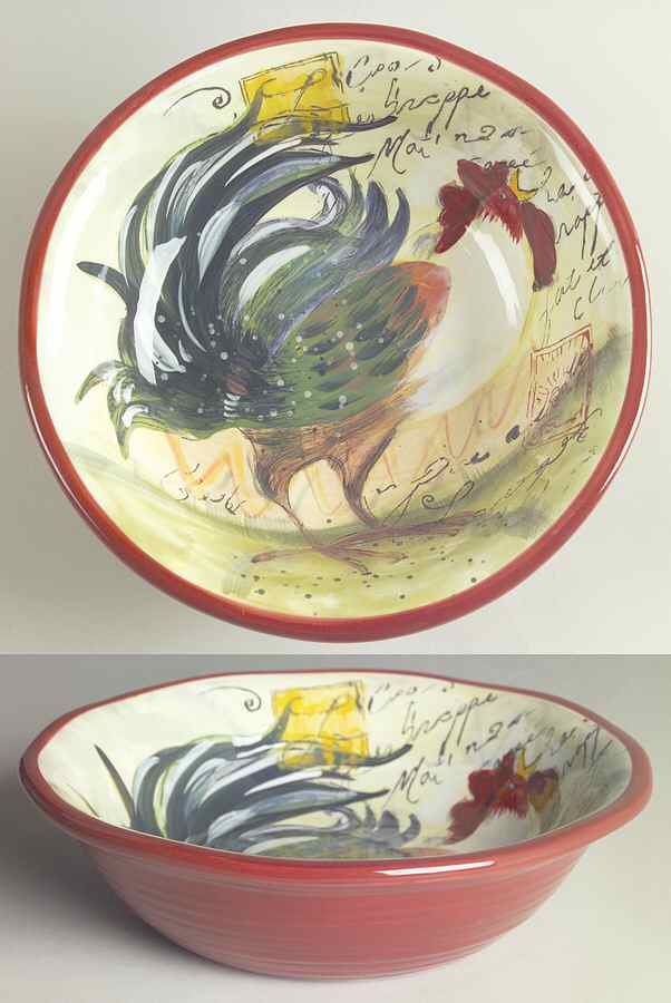 Le Rooster Coupe Soup Bowl by Certified International-1