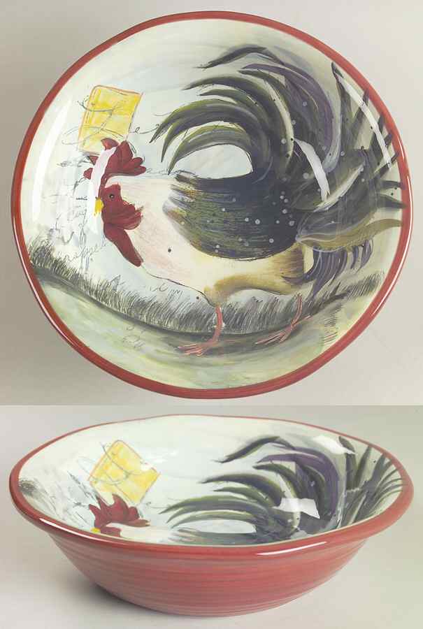 Le Rooster Coupe Soup Bowl by Certified International-1