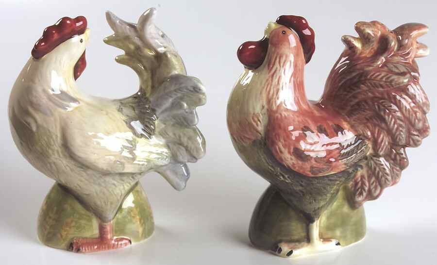 Le Rooster Figural Salt & Pepper Set by Certified International-1