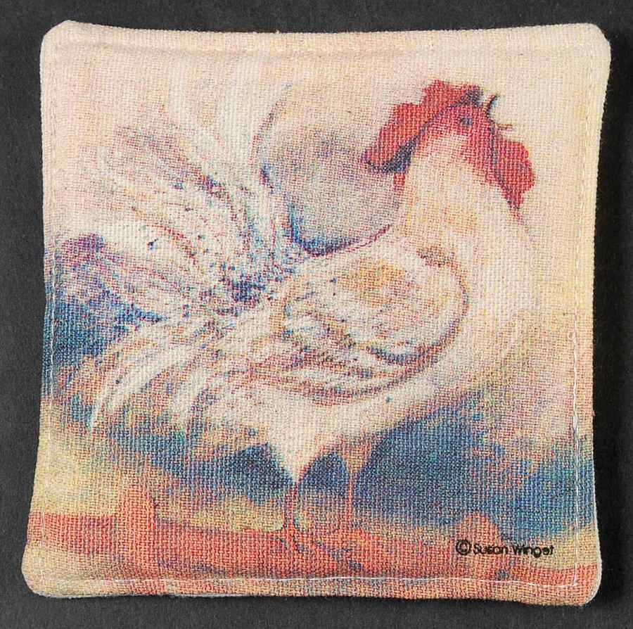 Le Rooster Cozy Coaster by Certified International-1