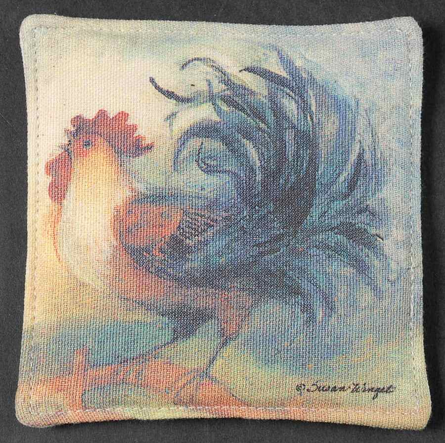 Le Rooster Cozy Coaster by Certified International-1