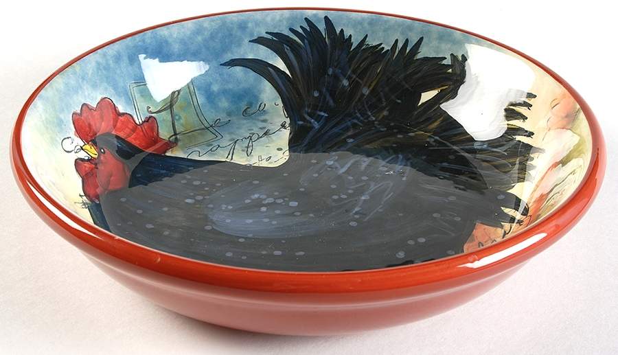 Le Rooster 9" Individual Pasta Bowl by Certified International-1