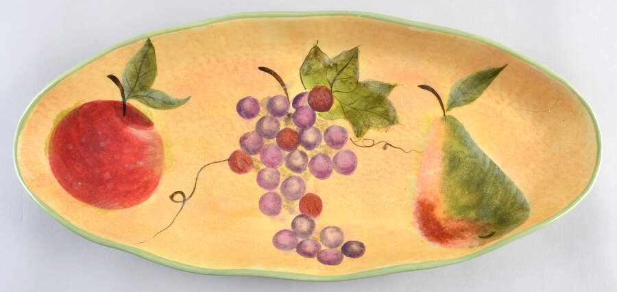 Capri 20" Fish Platter by Certified International-1