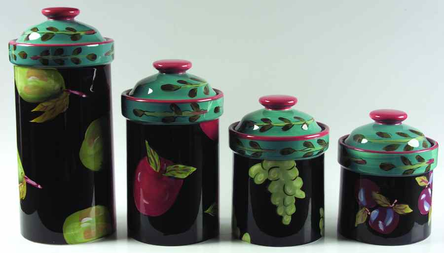 Fruit Salad (4 Piece) Canister Set (Box Set) by Certified International-1