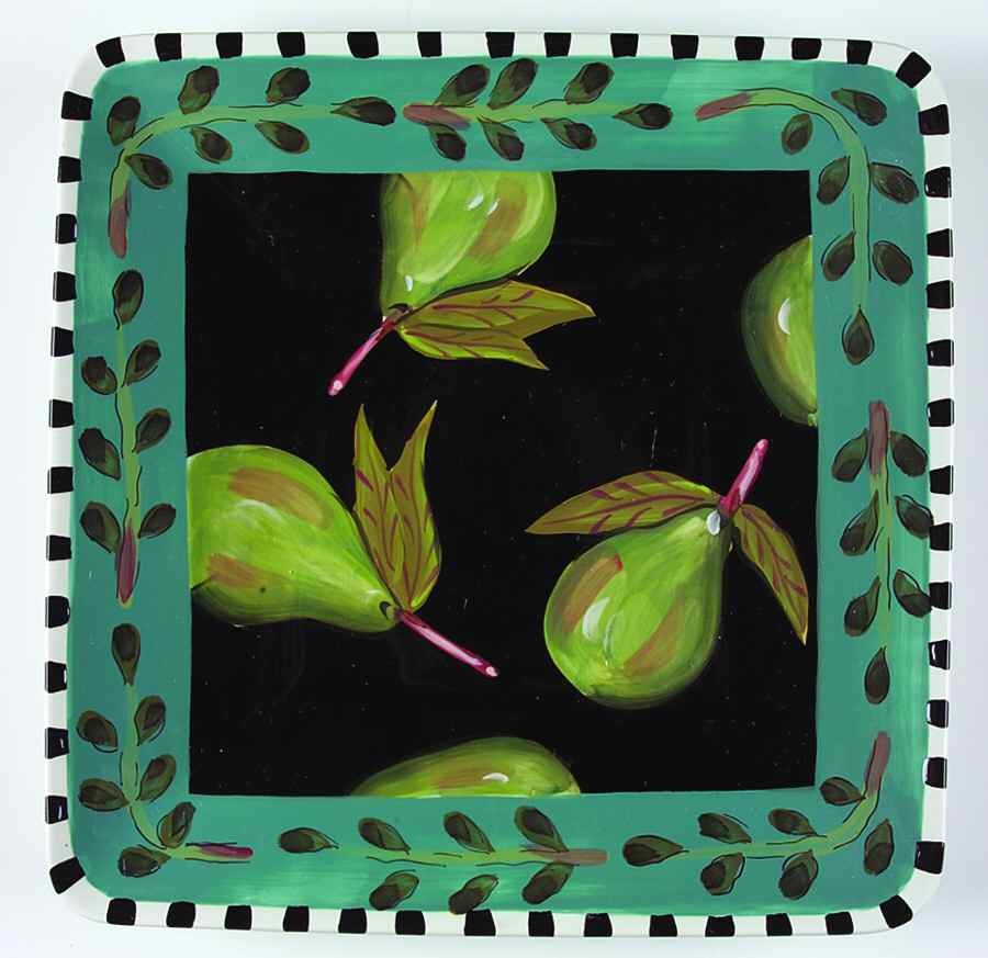 Fruit Salad 13" Square Serving Platter by Certified International-1