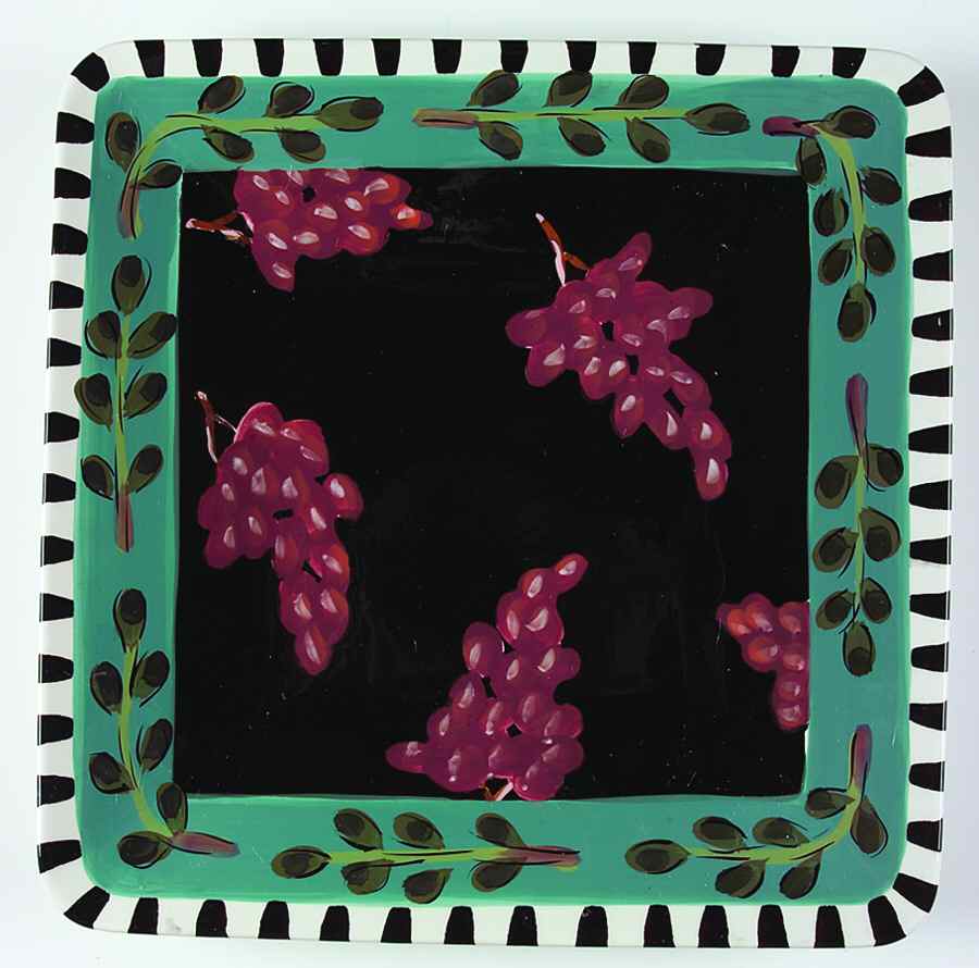 Fruit Salad 13" Square Serving Platter by Certified International-1