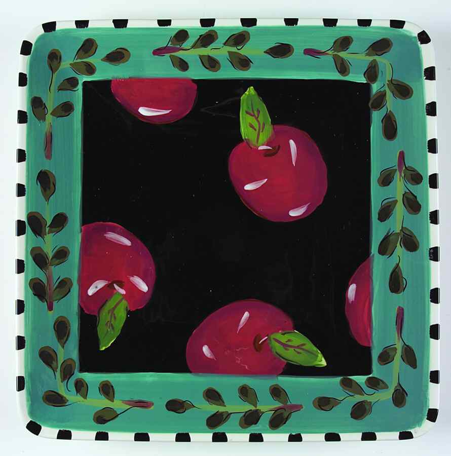 Fruit Salad 13" Square Serving Platter by Certified International-1