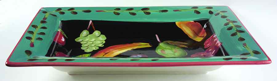 Fruit Salad 19" Rectangular Serving Platter by Certified International-1