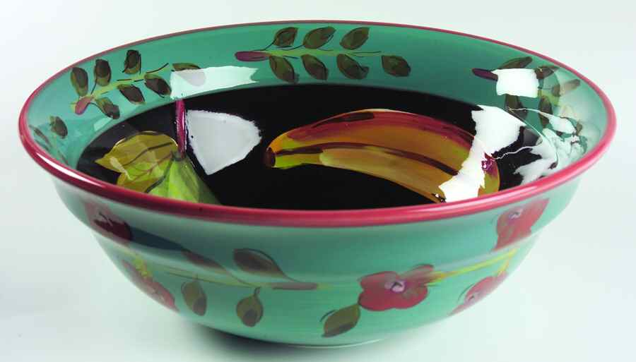 Fruit Salad 11" Round Vegetable Bowl by Certified International-1