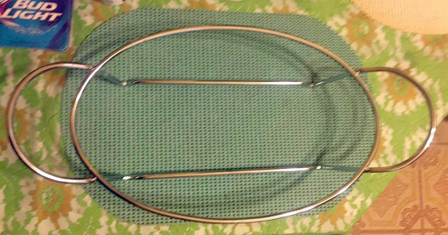 Park Avenue 16" Oval Baker Metal Stand by Certified International-1