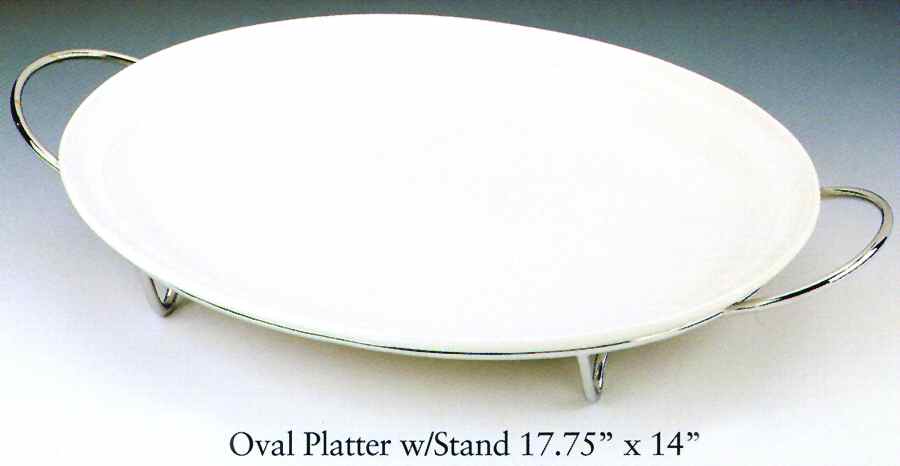 Park Avenue 17" Oval Serving Platter by Certified International-1