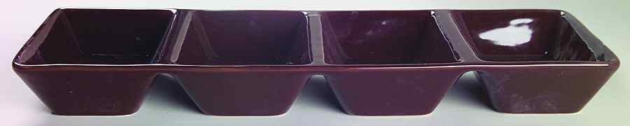 Colorworks Chocolate (Brown) 4 Part Relish by Certified International-1