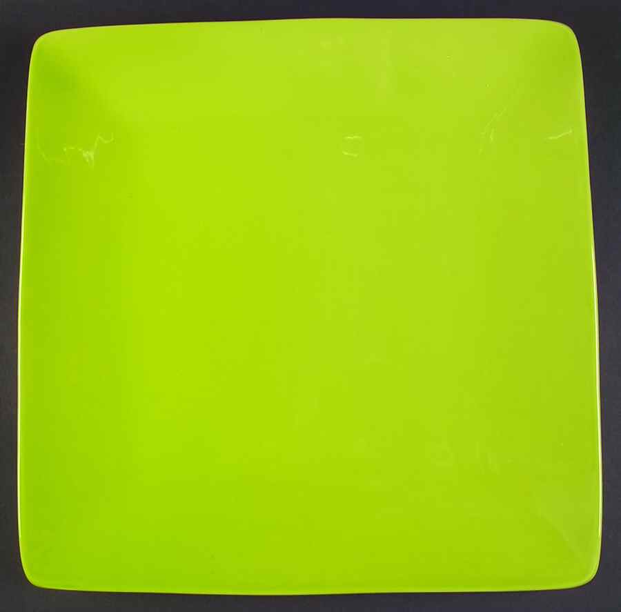 Colorworks Lime Green 16" Square Serving Platter by Certified International-1