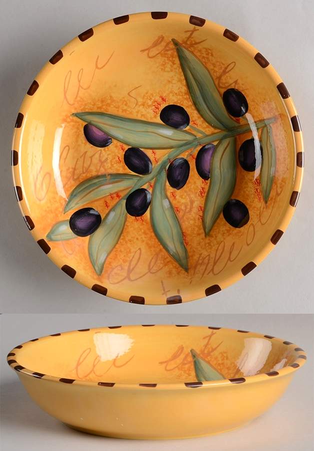 Taste of Tuscany 9" Individual Pasta Bowl by Certified International-1