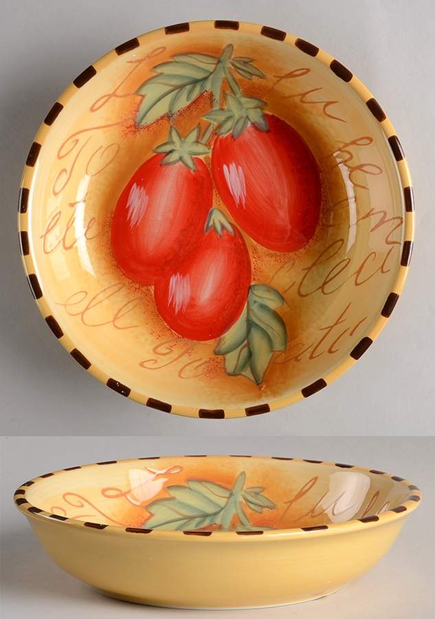 Taste of Tuscany 9" Individual Pasta Bowl by Certified International-1