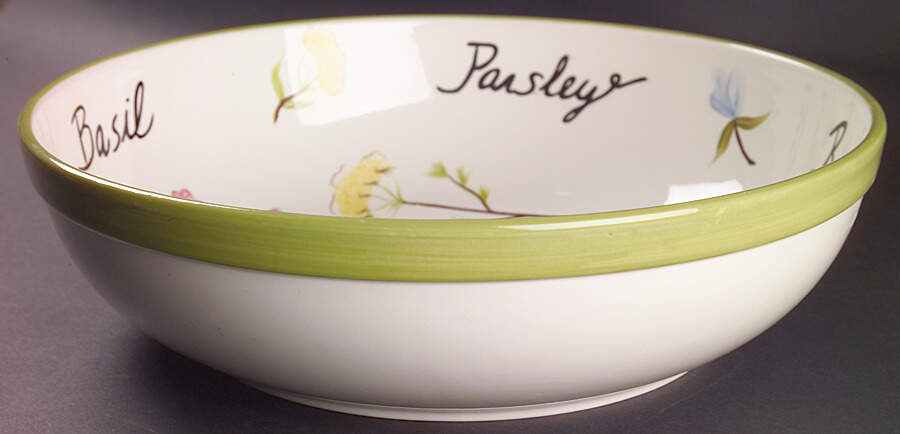 Herbs 13" Pasta Serving Bowl by Certified International-1