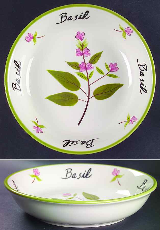 Herbs 9" Individual Pasta Bowl by Certified International-1