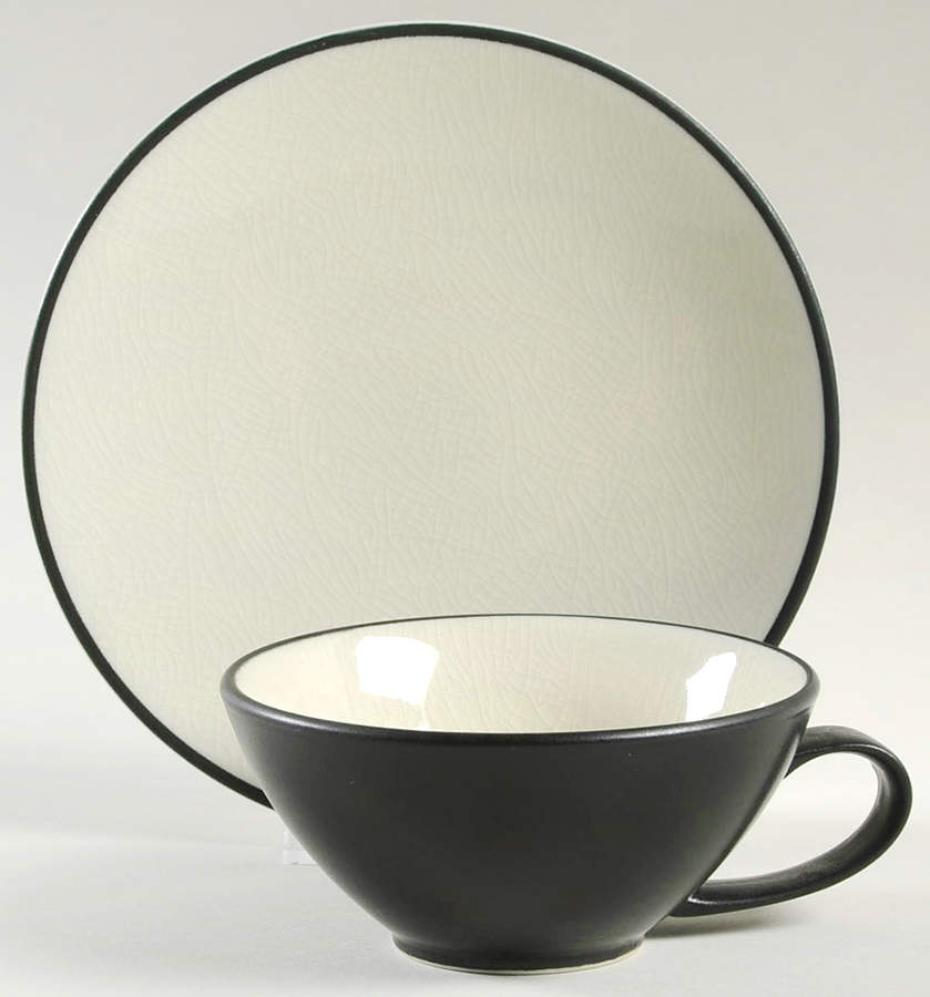 Kita Flat Cup & Saucer Set by Crate & Barrel-1