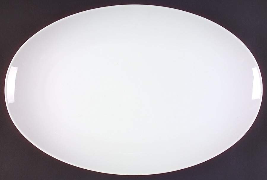 Palazzo 14" Oval Serving Platter by Crate & Barrel-1