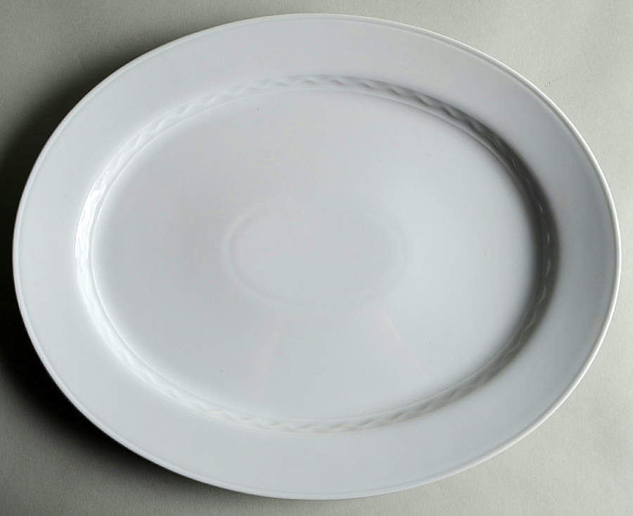 Palazzo 13" Oval Serving Platter by Crate & Barrel-1