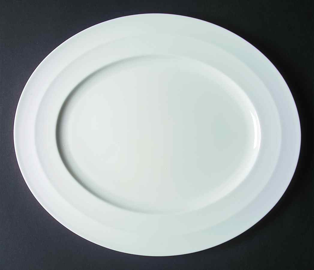 Century 15" Oval Serving Platter by Crate & Barrel-1