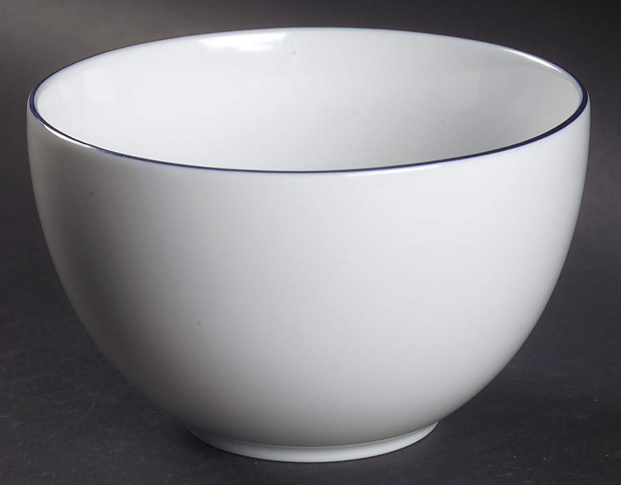 Epoch Blue Line Coupe Cereal Bowl by Crate & Barrel-1