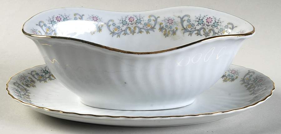 CX287 Gravy Boat & Underplate by China (Made in China)-1