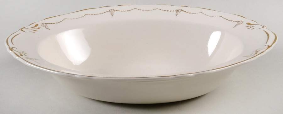 CRP146 9" Oval Vegetable Bowl by Crown Potteries-1