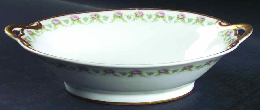 Schleiger 1348-1 10" Oval Vegetable Bowl by Charles Field Haviland-1