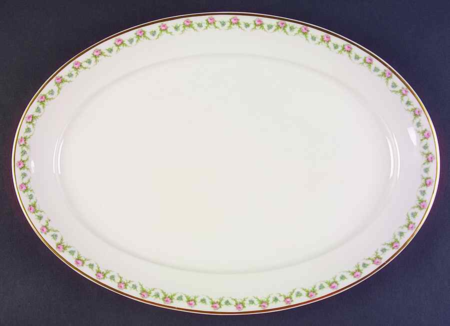 Schleiger 1348-1 17" Oval Serving Platter by Charles Field Haviland-1