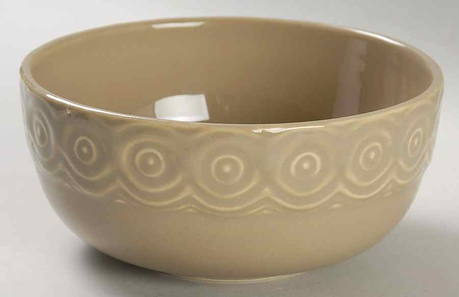 Sierra Khaki Soup/Cereal Bowl by Crate & Barrel-1