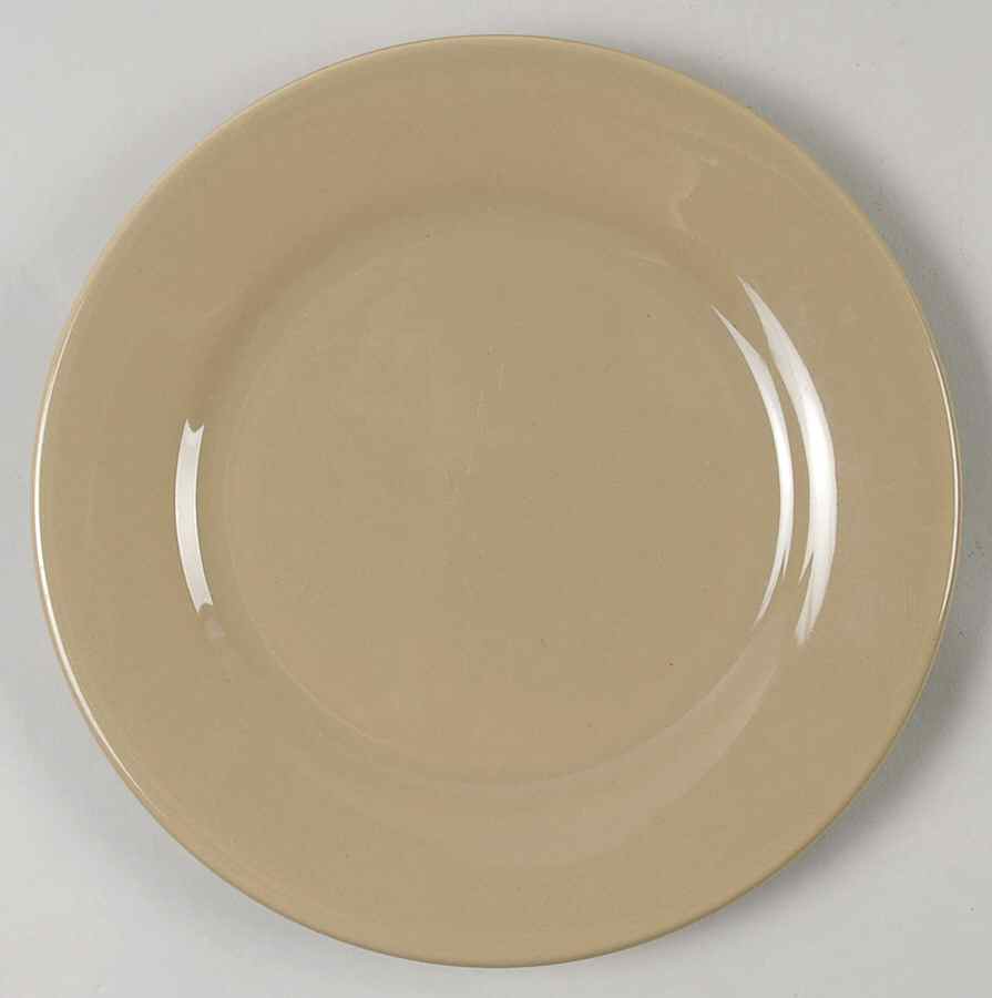 Sierra Khaki Salad Plate by Crate & Barrel-1