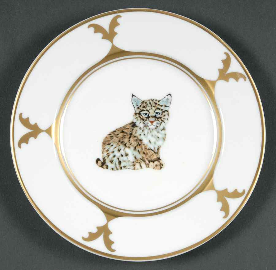 Cats Bread & Butter Plate by Lynn Chase-1