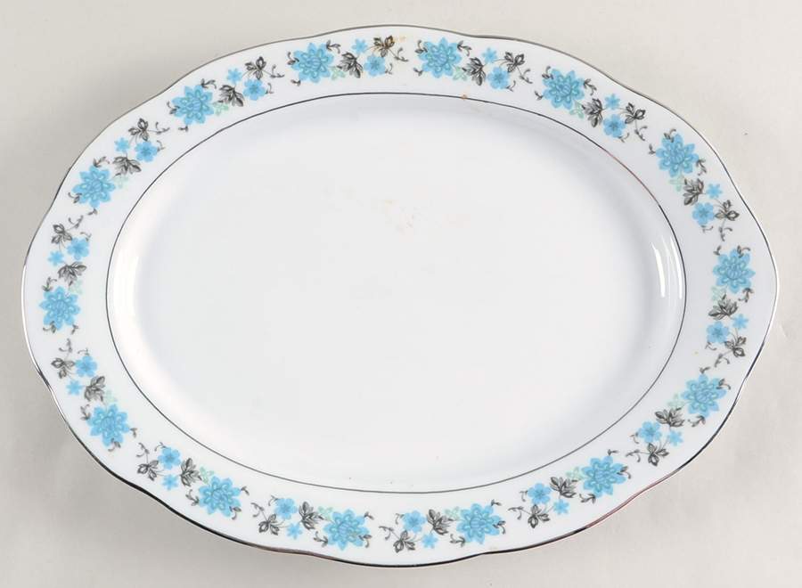 YSH1 14" Oval Serving Platter by Yong Sheng Porcelain-1