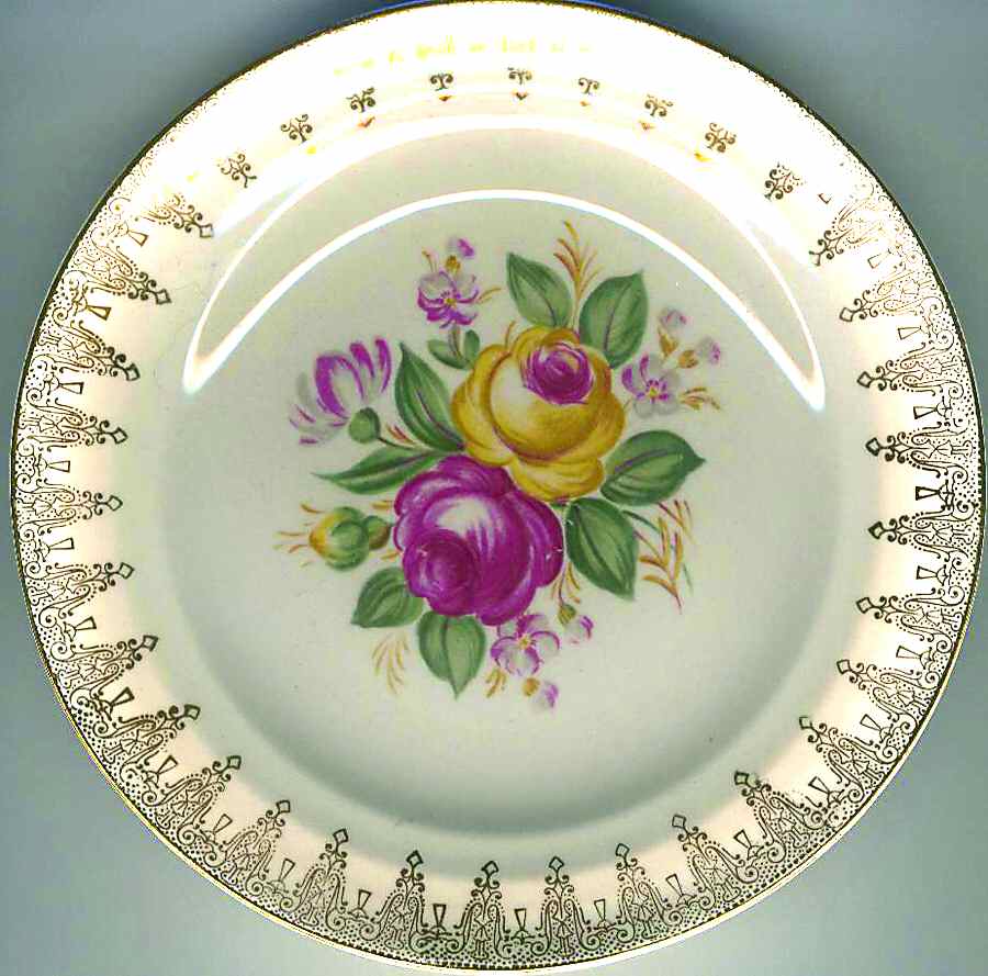 CRP148 Saucer by Crown Potteries-1