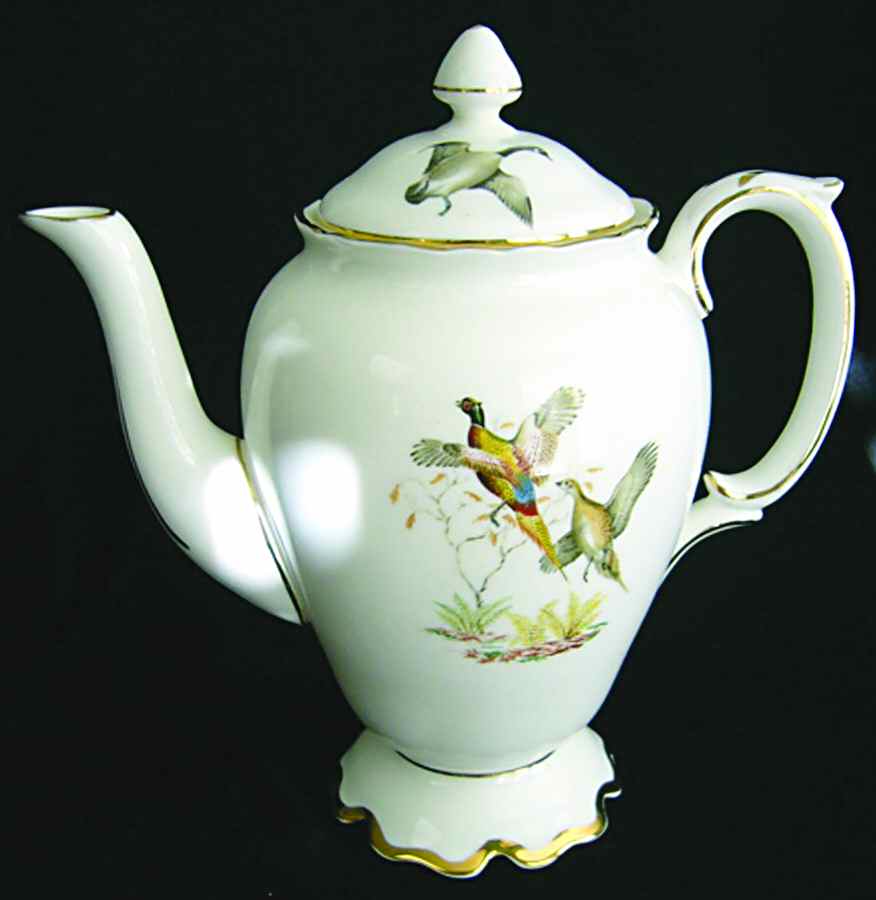 A16411 Coffee Pot & Lid by Crown Staffordshire-1