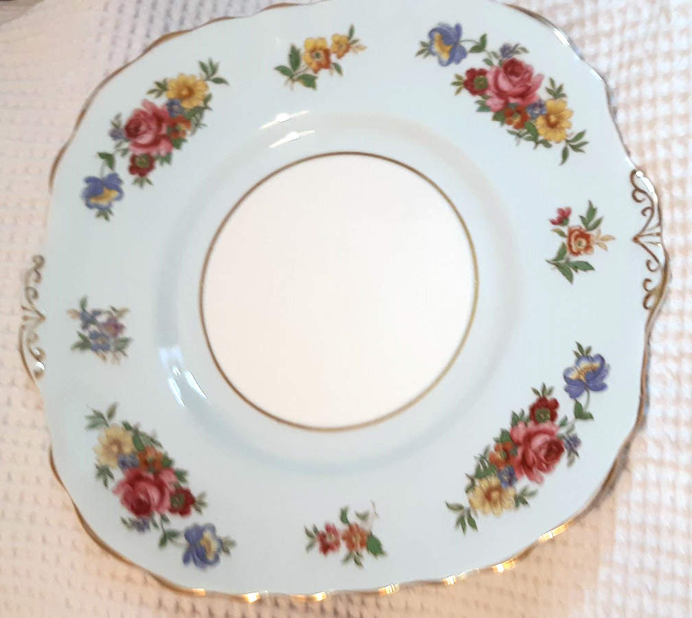 6792 Handled Cake Plate by Colclough-1