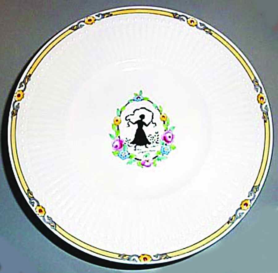 CRS133 Dinner Plate by Crown Staffordshire-1
