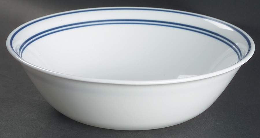 Classic Cafe Blue (Corelle) 8" Round Vegetable Bowl by Corning Corelle-1