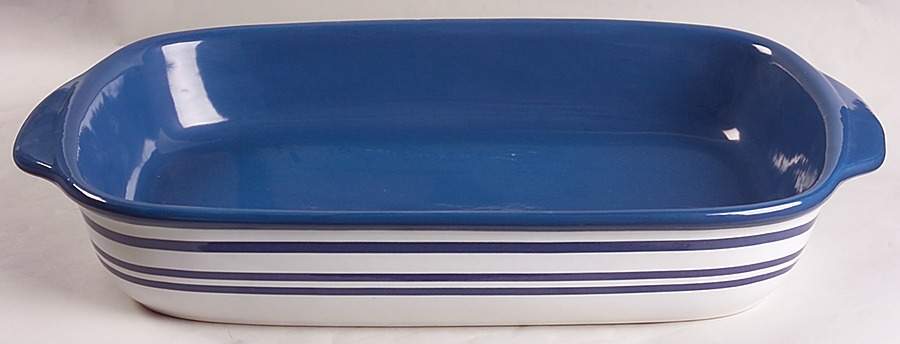 Classic Cafe Blue (Corelle) 15" Rectangular Roaster by Corning Corelle-1