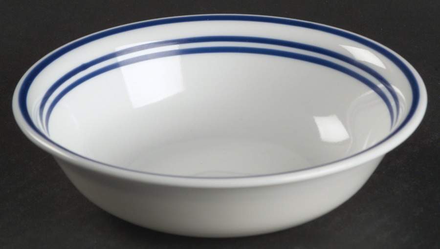 Classic Cafe Blue (Corelle) Fruit/Dessert (Sauce) Bowl by Corning Corelle-1