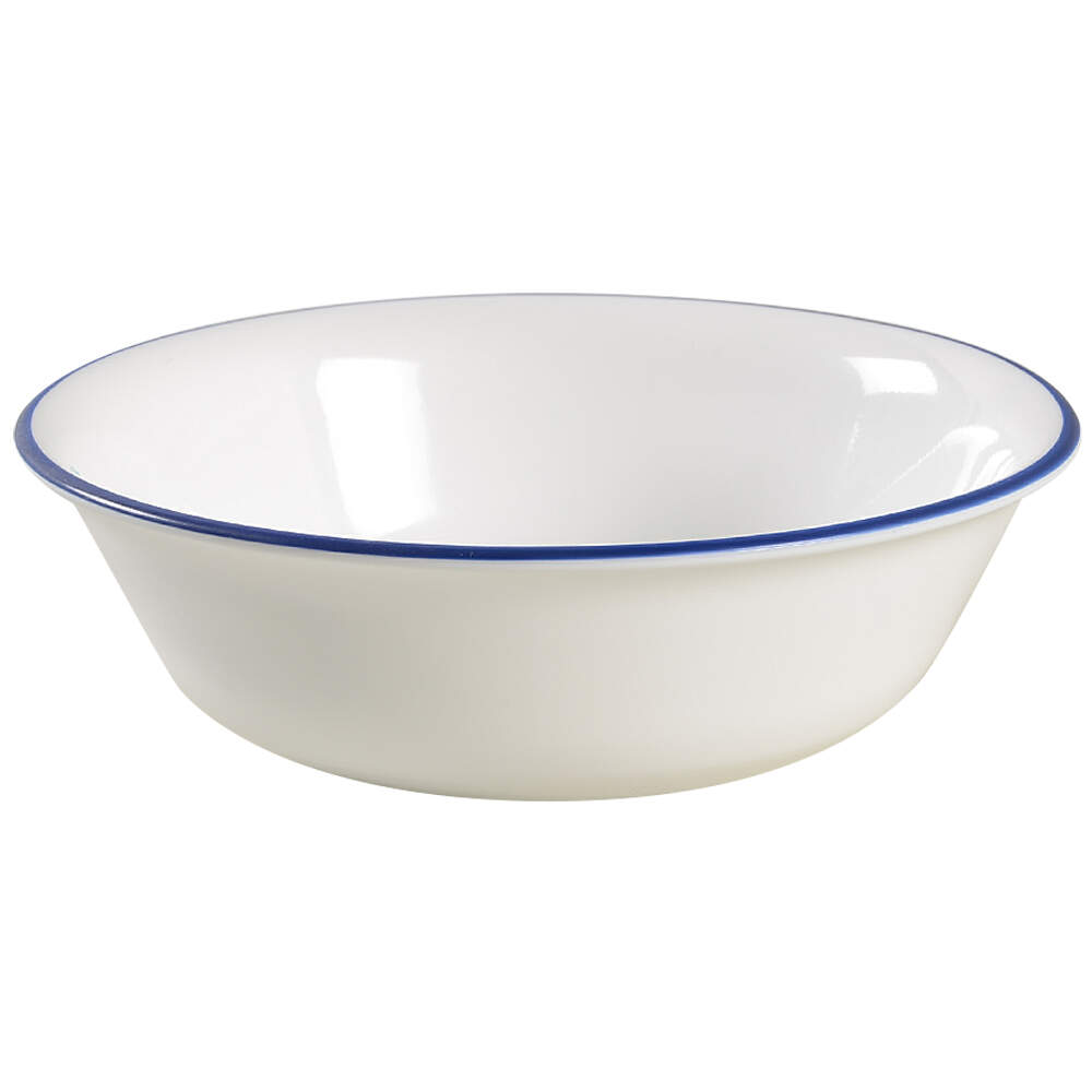 Classic Cafe Blue (Corelle) Soup/Cereal Bowl by Corning Corelle-1