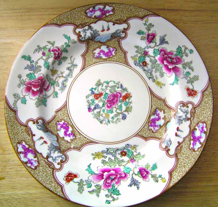 7724 Dinner Plate by Crown Staffordshire-1