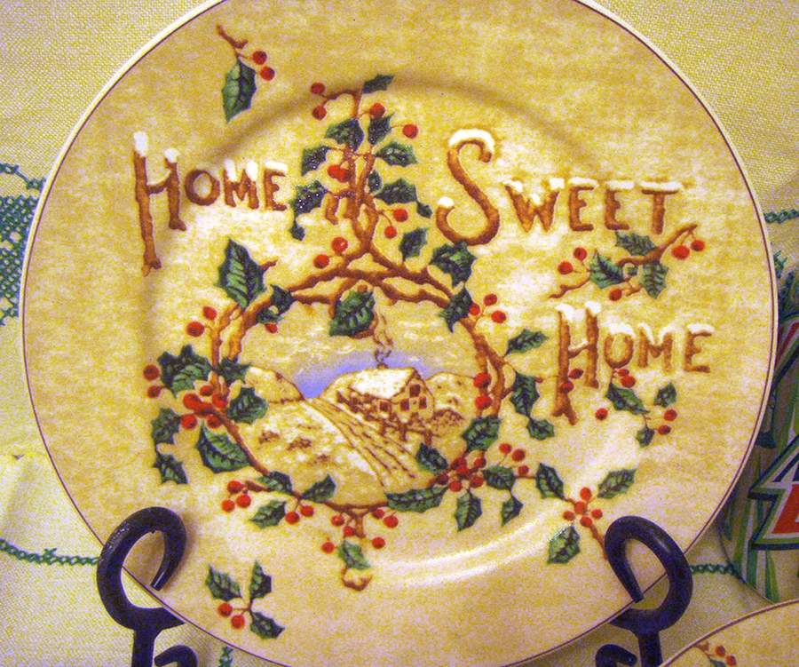 Home Sweet Home Salad Plate by China (Made in China)-1