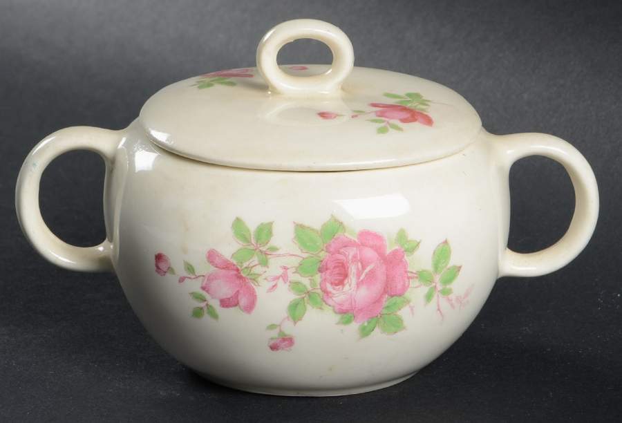 CRO286 Sugar Bowl & Lid by Crooksville-1