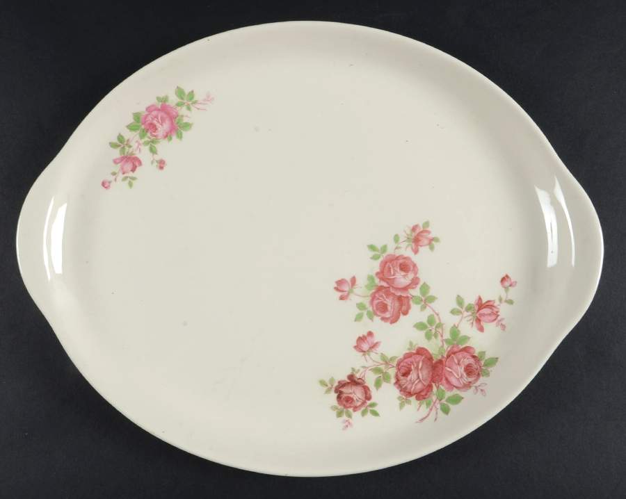 CRO286 13" Oval Serving Platter by Crooksville-1