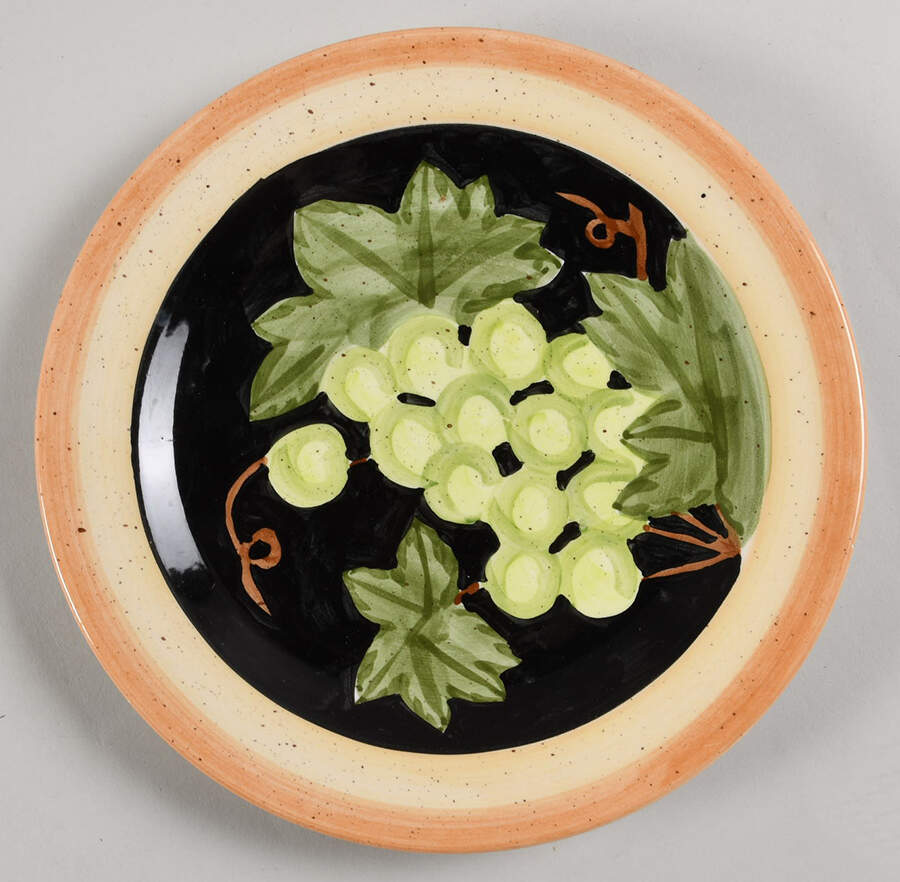 Vintage Grape Salad Plate by Culinary Arts-1